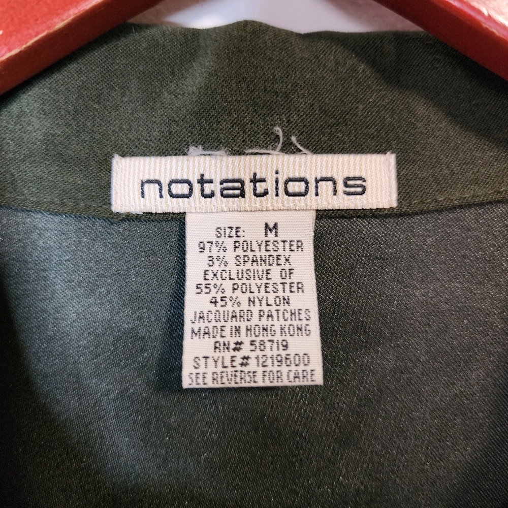 Vintage Notations Asian Patchwork Jacket - image 5